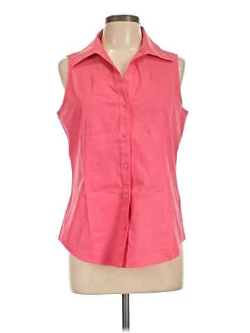 Gold Label Investments Sleeveless Button-Down Shirt (view 1)