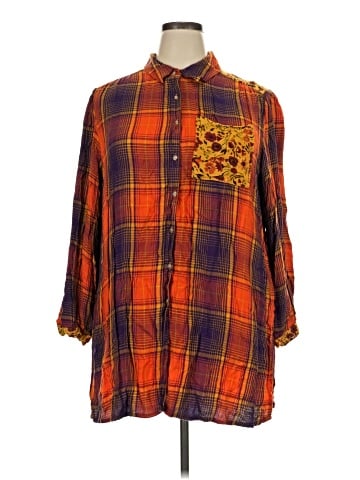 Cato Long Sleeve Button-Down Shirt (view 1)