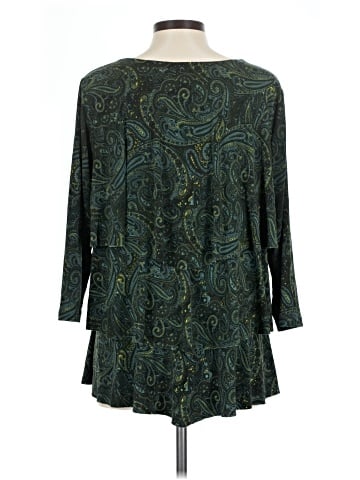 Susan Graver 3/4 Sleeve Blouse (view 2)