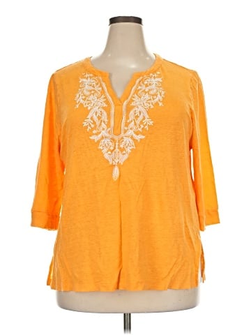 Chico's 3/4 Sleeve Blouse (view 1)