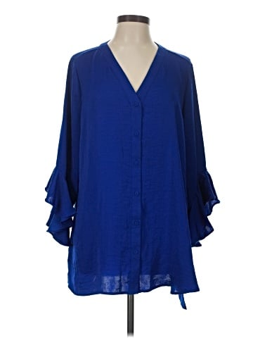 Investments 3/4 Sleeve Blouse (view 1)