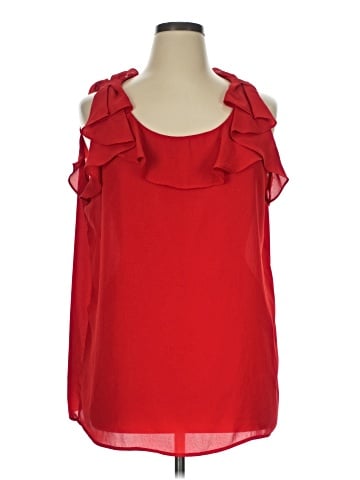 FASHION TO FIGURE Sleeveless Blouse (view 1)