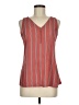 Express Outlet 100% Polyester Red Sleeveless Blouse Size M - photo 1