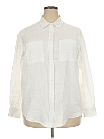 Gap Long Sleeve Button-Down Shirt (view 1)