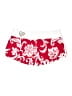 Roxy 100% Polyester Print Red Board Shorts Size 13 - photo 2