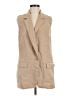 Express 100% Polyester Tan Vest Size M - photo 1