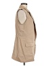 Express 100% Polyester Tan Vest Size M - photo 4