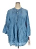 Ruby Rd. 100% Lyocell Blue 3/4 Sleeve Blouse Size 2X - photo 1