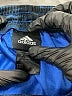 Adidas 100% Polyester Graphic Blue Athletic Shorts Size 10 - 12 - photo 3