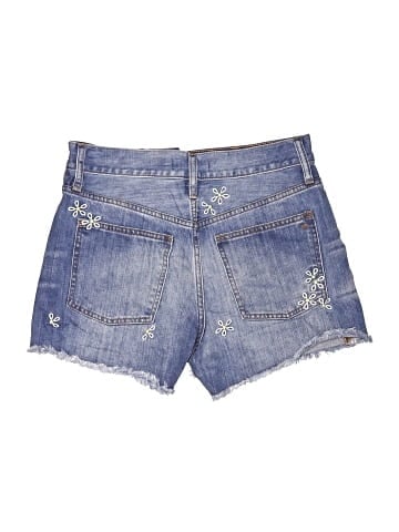 Madewell The Perfect Jean Short: Daisy Embroidered Edition (view 2)