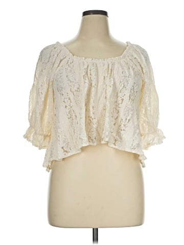 Free People 3/4 Sleeve Blouse (view 1)