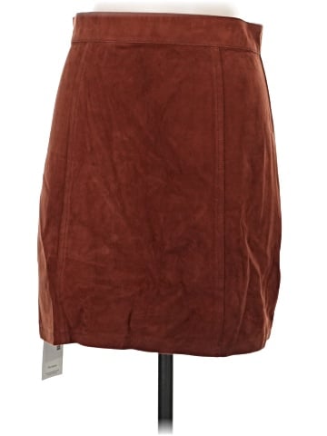 Theory Leather Skirt (view 2)