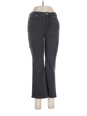 Madewell Petite Kick Out Crop Jeans in Starkey Wash (view 1)