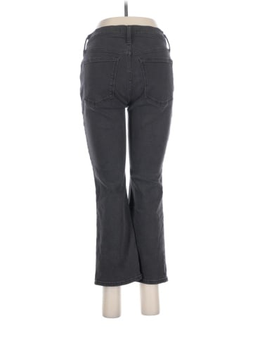 Madewell Petite Kick Out Crop Jeans in Starkey Wash (view 2)