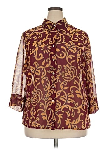Jh Collectibles 3/4 Sleeve Blouse (view 1)