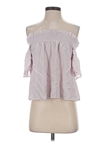 7 For All Mankind 3/4 Sleeve Silk Top (view 1)