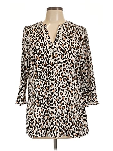 Maurices 3/4 Sleeve Blouse (view 1)