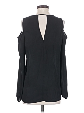 Aqua Long Sleeve Blouse (view 2)