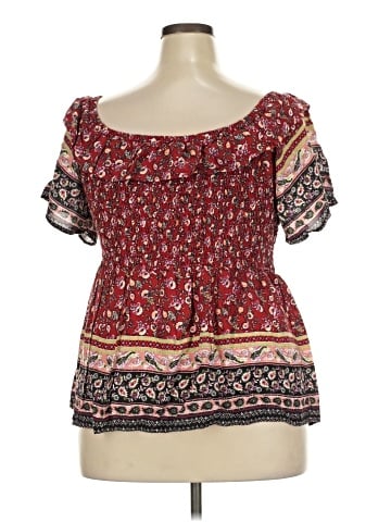 Maurices Short Sleeve Blouse (view 2)