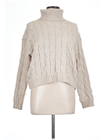 Pink Rose Turtleneck Sweater (view 1)