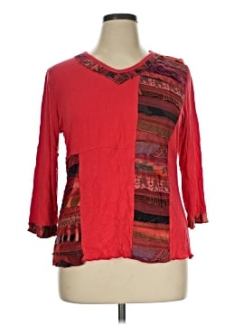 Parsley & Sage 3/4 Sleeve Blouse (view 1)