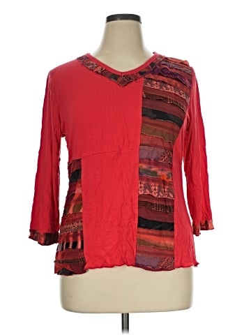 Parsley & Sage 3/4 Sleeve Blouse (view 1)