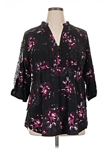 Elle 3/4 Sleeve Blouse (view 1)