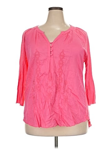 Faded Glory 3/4 Sleeve Blouse (view 1)
