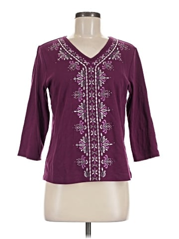 Alfred Dunner 3/4 Sleeve Blouse (view 1)