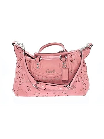 Coach Factory Leather Satchel (view 1)