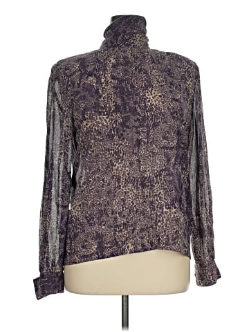 Carlisle Long Sleeve Silk Top (view 1)