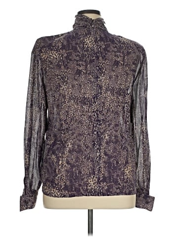 Carlisle Long Sleeve Silk Top (view 2)