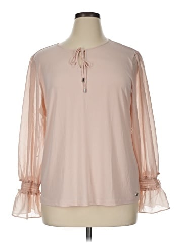 Calvin Klein Long Sleeve Blouse (view 1)