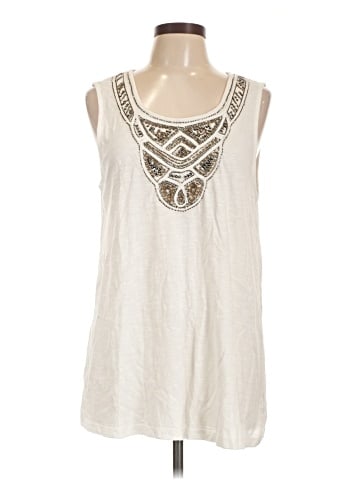 JM Collection Sleeveless Blouse (view 1)