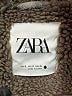 Zara 100% Polyester Gray Coat Size S - photo 6