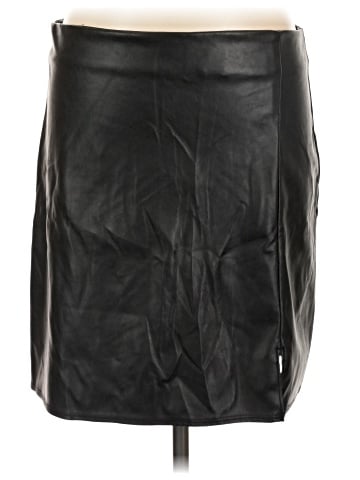 Old Navy Faux Leather Skirt (view 1)