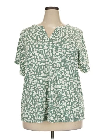 Perseption Concept Short Sleeve Henley (view 1)