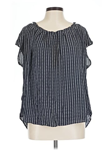 LC Lauren Conrad Short Sleeve Blouse (view 1)