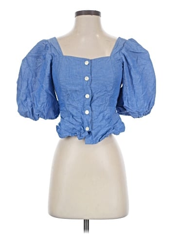 Sandro Short Sleeve Blouse (view 1)