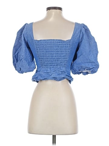 Sandro Short Sleeve Blouse (view 2)