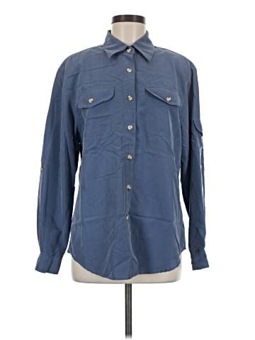 DressBarn Long Sleeve Button-Down Shirt (view 1)
