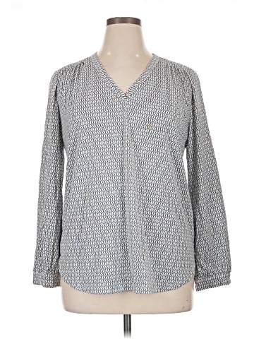 Ann Taylor Factory Long Sleeve Blouse (view 1)