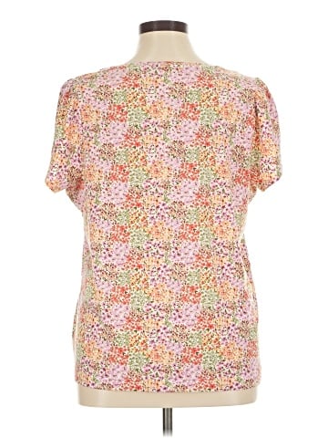 LC Lauren Conrad Short Sleeve Blouse (view 2)
