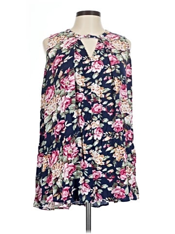 Umgee Sleeveless Blouse (view 1)