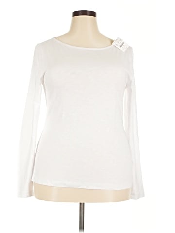 J.Crew Factory Store Long Sleeve T-Shirt (view 1)