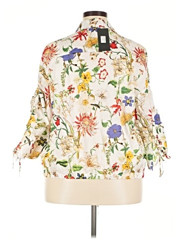 Marc New York 3/4 Sleeve Button-Down Shirt (view 2)