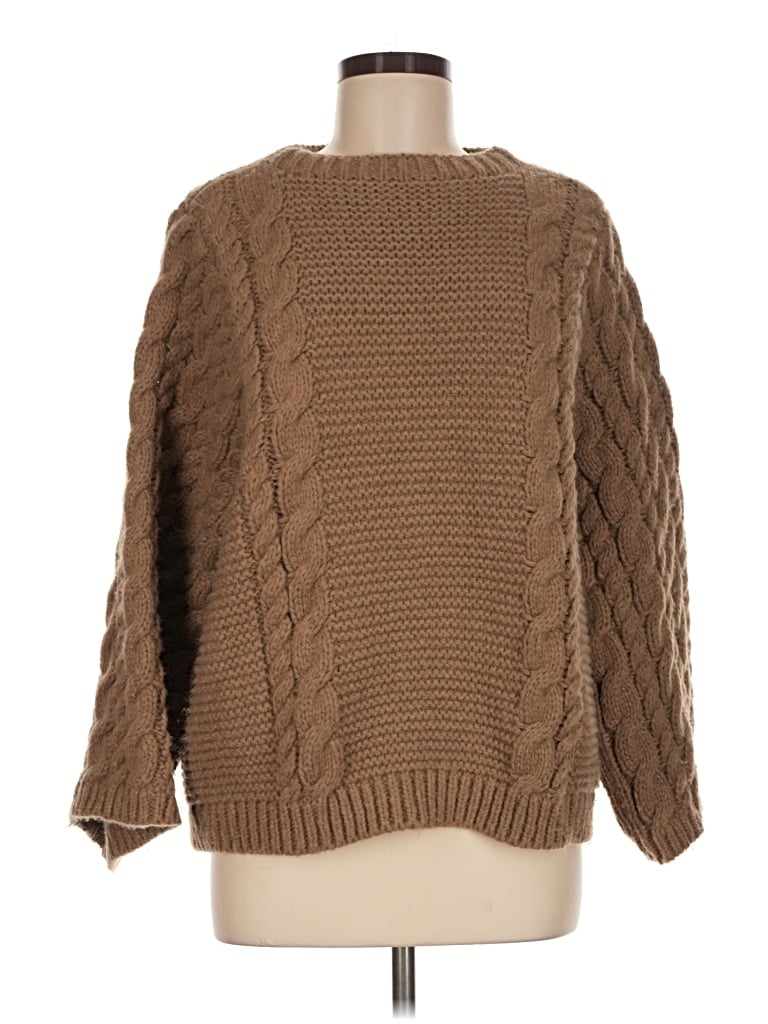 Pre-owned Commense Pullover Sweater In Brown