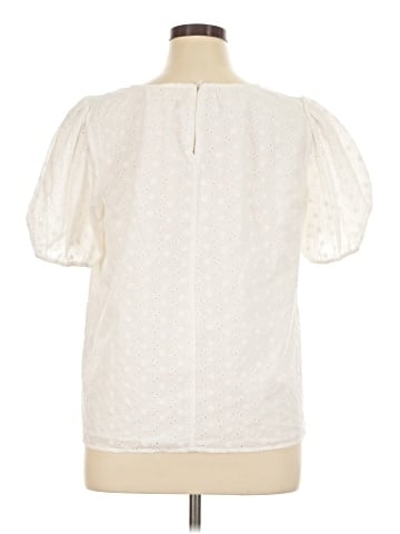 LC Lauren Conrad Short Sleeve Blouse (view 2)