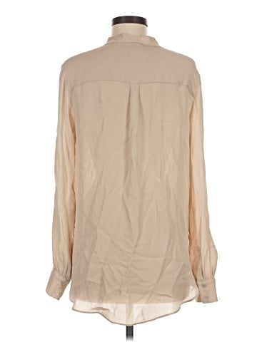 Haute Hippie Long Sleeve Silk Top (view 2)