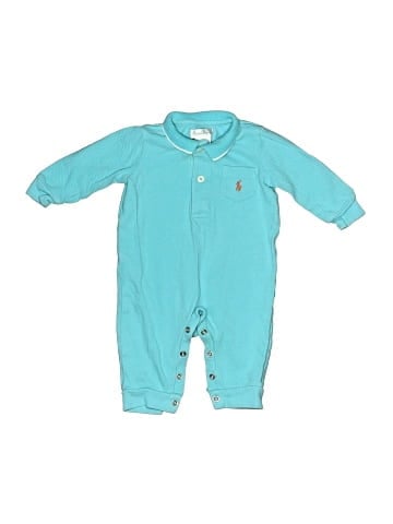 Ralph Lauren Long Sleeve Onesie (view 1)
